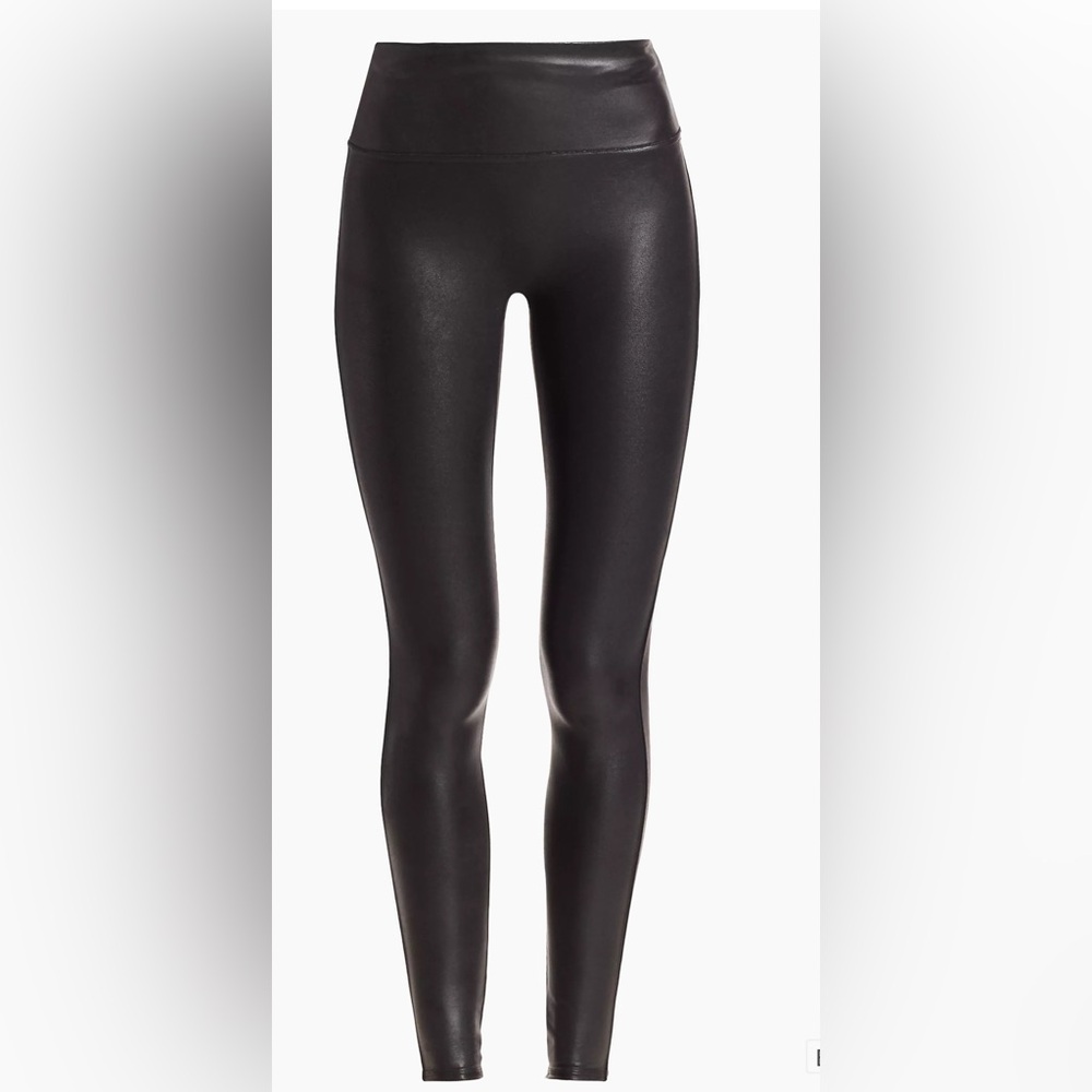 Spanx Black Faux Leather Leggings - Picture 3 of 6